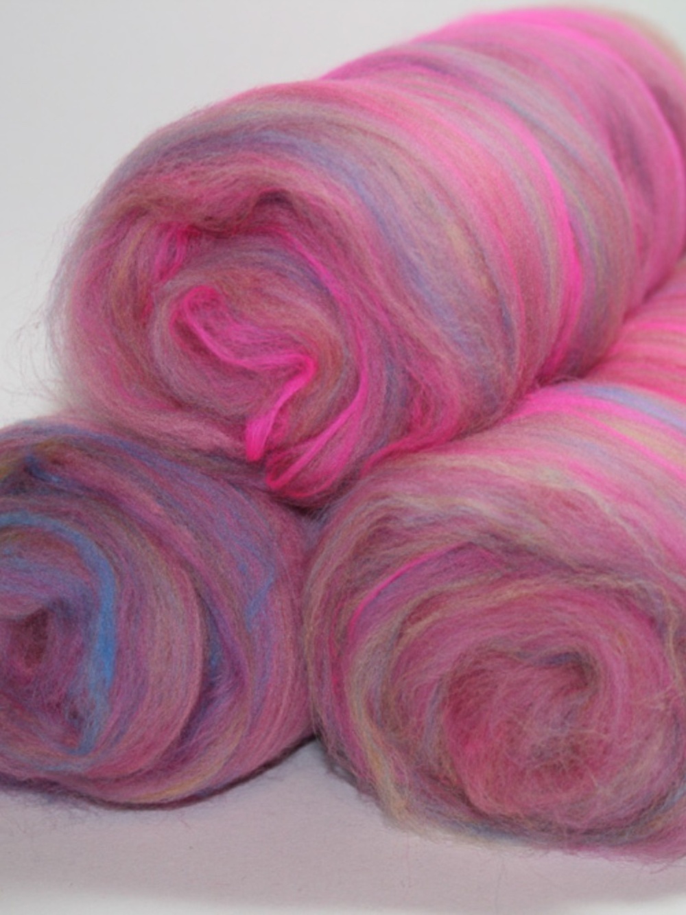 Color Jam No.6 Merino Wool Carded Batts for Spinning Weaving Felting Fiber Arts